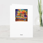 Vintages Soul Modernes Herz Geburtstag Karte (Rückseite)