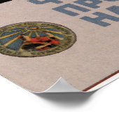 Vintages sowjetisches Wissensweisheitsposter Poster (Ecke)