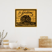 Vintages Spalding Bicycle Poster (Küche)