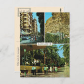 Vintages Spanien, Alicante, Multiview Postkarte (Vorne/Hinten)