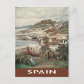 Vintages Spanien Ayamonte Postkarte (Vorderseite)