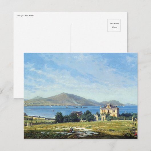 Vintages Spanien Bilbao Postkarte (Vorne/Hinten)