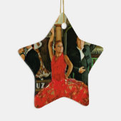 Vintages Spanien, Flamencotänzer Keramik Ornament (Rechts)