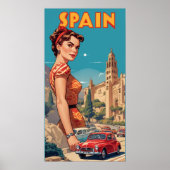 Vintages Spanien Poster (Vorne)