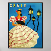 Vintages Spanien Poster (Vorne)
