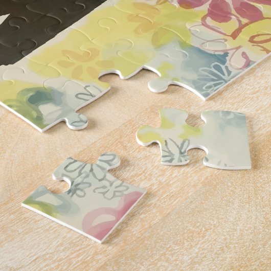 Vintages Spanien Reiseplakat, Flamenco-Tänzer Puzzle (Seite)