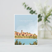 Vintages Spanien Salamanca Muscheln Kathedrale Postkarte (Stehend Vorderseite)