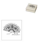 Vintages Spanisches Handschriftenbuch für einen Lü Gummistempel (Stempel)