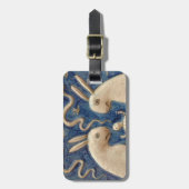 Vintages Spanisches Kaninchen Gepäckanhänger (Vorderseite vertikal)