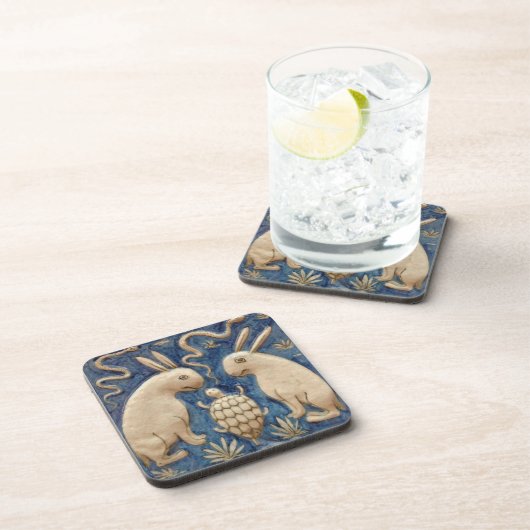 Vintages Spanisches Kaninchen Getränkeuntersetzer (Rechte Seite)