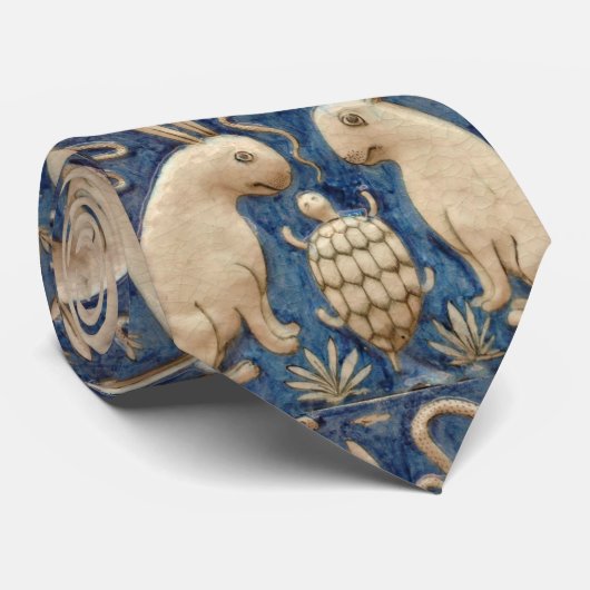 Vintages Spanisches Kaninchen Krawatte (Gerollt)