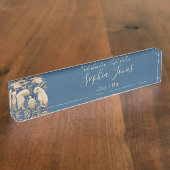 Vintages Spanisches Kaninchen Namensplakette (Seite)