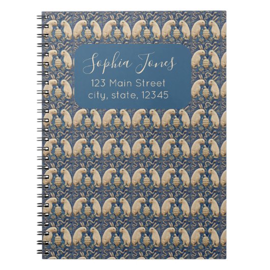 Vintages Spanisches Kaninchen Notizblock (Vorderseite)