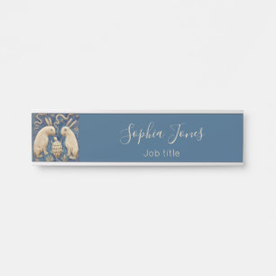 Vintages Spanisches Kaninchen Türschild