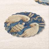 Vintages Spanisches Kaninchen Untersetzer (angewinkelt)