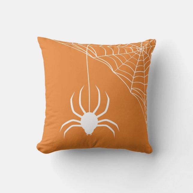 Vintages Spider Web Kissen (Vorderseite)