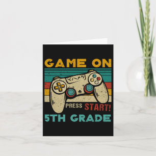 Vintages Spiel auf der 5. Stufe des Gamer Bytes T Karte