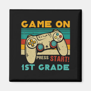 Vintages Spiel auf der Press Start 1. Klasse Gamer Magnet