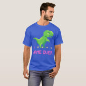 Vintages Spiel über Dino T-Shirt (Vorne ganz)