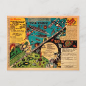 Vintages Spiel und Postkarte (Vorderseite)