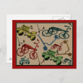 Vintages Spielzeug Postkarte (Vorne/Hinten)