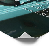 Vintages Spielzeugkalender Poster (Ecke)