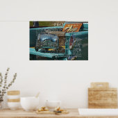 Vintages Spielzeugkalender Poster (Küche)
