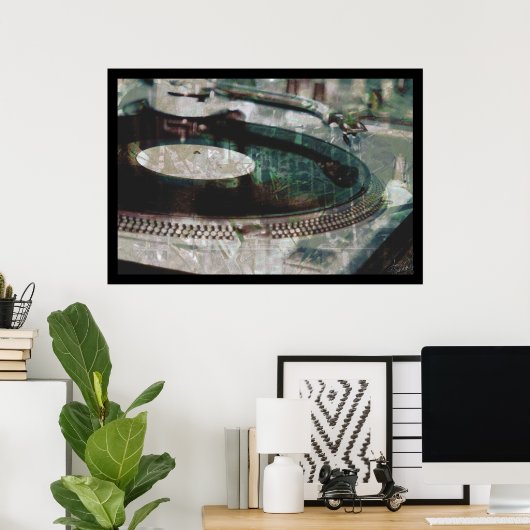 Vintages Spin g Poster (Heimbüro)