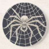 Vintages Spinnnetz Getränkeuntersetzer (Vorne)