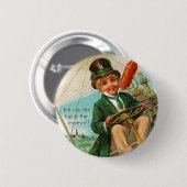 Vintages Spitzeno der Morgen-Knopf Button (Vorne & Hinten)