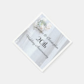 Vintages Spitzenpapier Napkin 20. Hochzeitstag Serviette (Ecke)