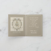 Vintages Spitzenvalentine Feiertagskarte (Innenseite)