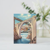 Vintages Spokane, Washington und Fall Postkarte (Stehend Vorderseite)