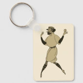 Vintages SportBaseball, Viktorianischer Baseball-P Schlüsselanhänger (Vorderseite)