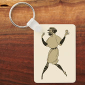 Vintages SportBaseball, Viktorianischer Baseball-P Schlüsselanhänger (Vorderseite)