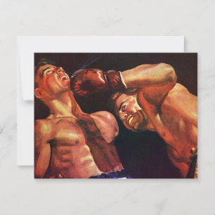 Vintages Sportboxen, Boxen Punching Fight