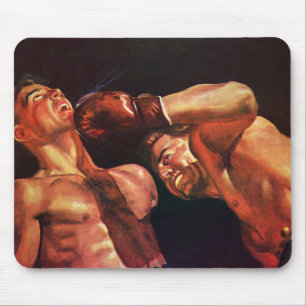 Vintages Sportboxen, Boxen Punching Fight Mousepad