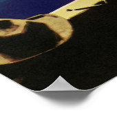 Vintages Sportboxen, Boxer während eines Spiels Poster (Ecke)