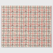 Vintages Sportpapier Geschenkpapier (Flach)