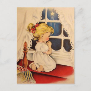 Vintages Sprichwort Postkarte