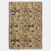 Vintages Spuk Baummuster Decke (Vorderseite Vertikal)