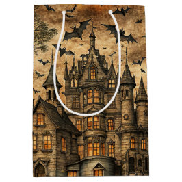 Vintages Spuk Haus (2) Mittlere Geschenktüte