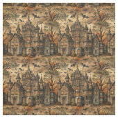 Vintages Spuk Haus (2) Stoff (Muster)