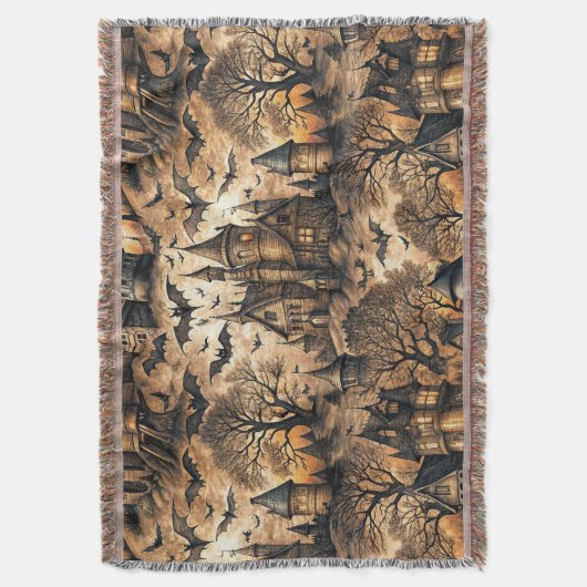 Vintages Spuk Haus Decke (Vorderseite Vertikal)