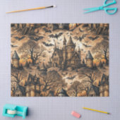 Vintages Spuk Haus Seidenpapier (Basteln)