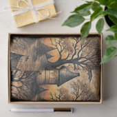 Vintages Spuk Haus Seidenpapier (Geschenk)