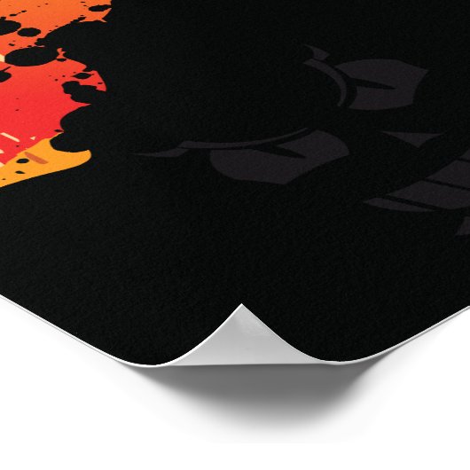 Vintages Spuk Hausposter Poster (Ecke)