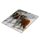 Vintages St. Bernards Fliese (Seite)