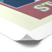 Vintages St. Johns Bridge Travel Poster (Ecke)