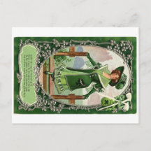 Vintages St. Patrick's Day Girl